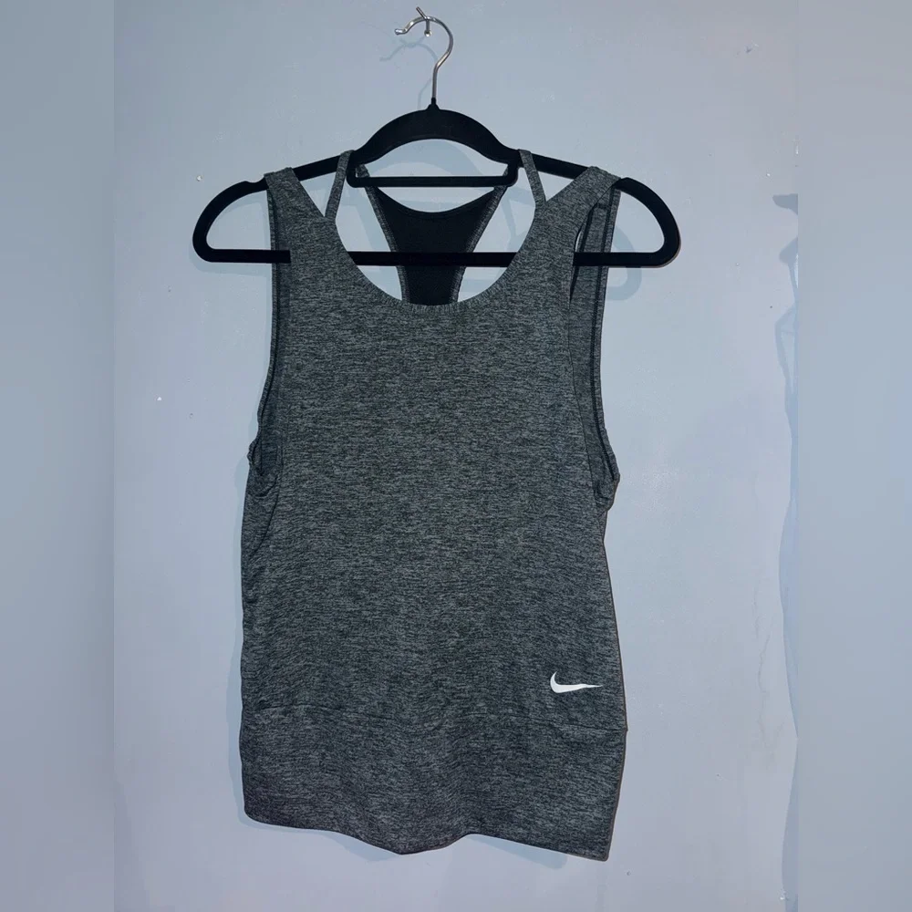 Nike Women's Dri-Fit Charcoal Tank Top